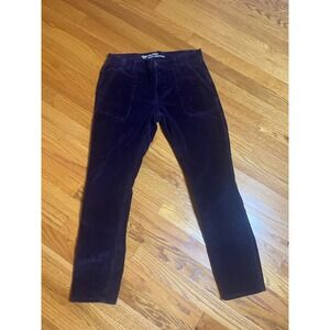Gap Girlfriend Corduroy Pants Purple Casual Everyday Style Comfort 4/27